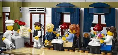 LEGO Creator Expert 10243 Parisian Restaurant set, image 19