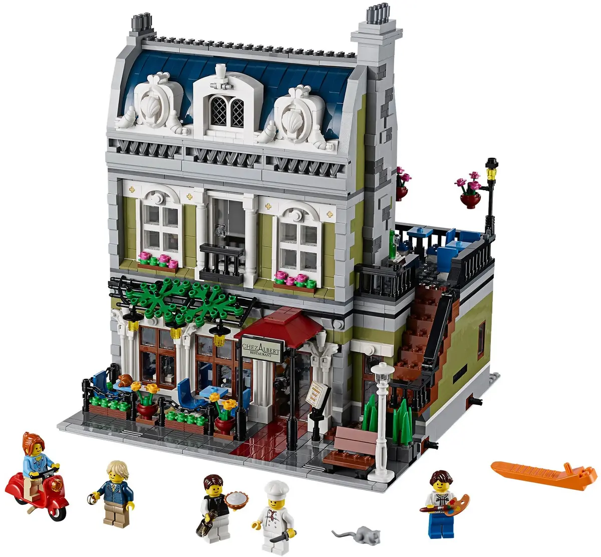 LEGO Creator Expert 10243 Parisian Restaurant set, image 41