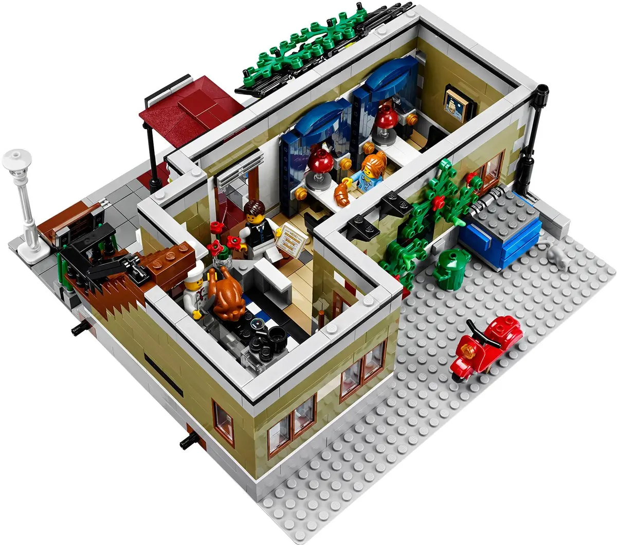 LEGO Creator Expert 10243 Parisian Restaurant set, image 4