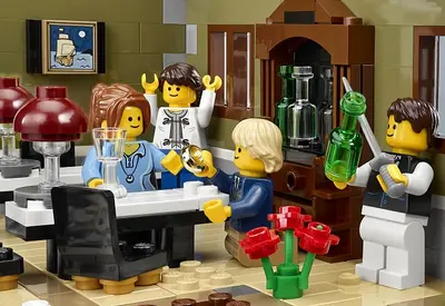 LEGO Creator Expert 10243 Parisian Restaurant set, image 21