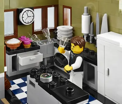 LEGO Creator Expert 10243 Parisian Restaurant set, image 18