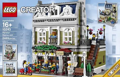 LEGO Creator Expert 10243 Parisian Restaurant set, image 29