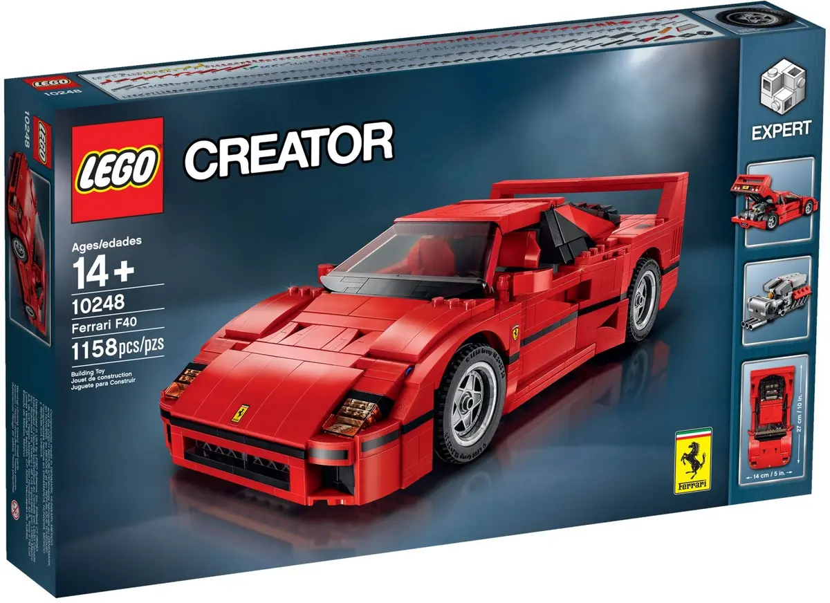 LEGO Creator Expert 10248 Ferrari F40 set, image 3