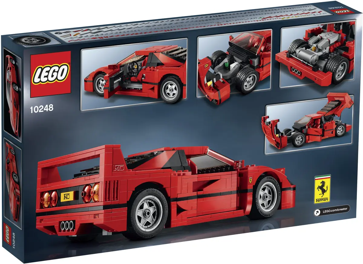 LEGO Creator Expert 10248 Ferrari F40 set, image 17