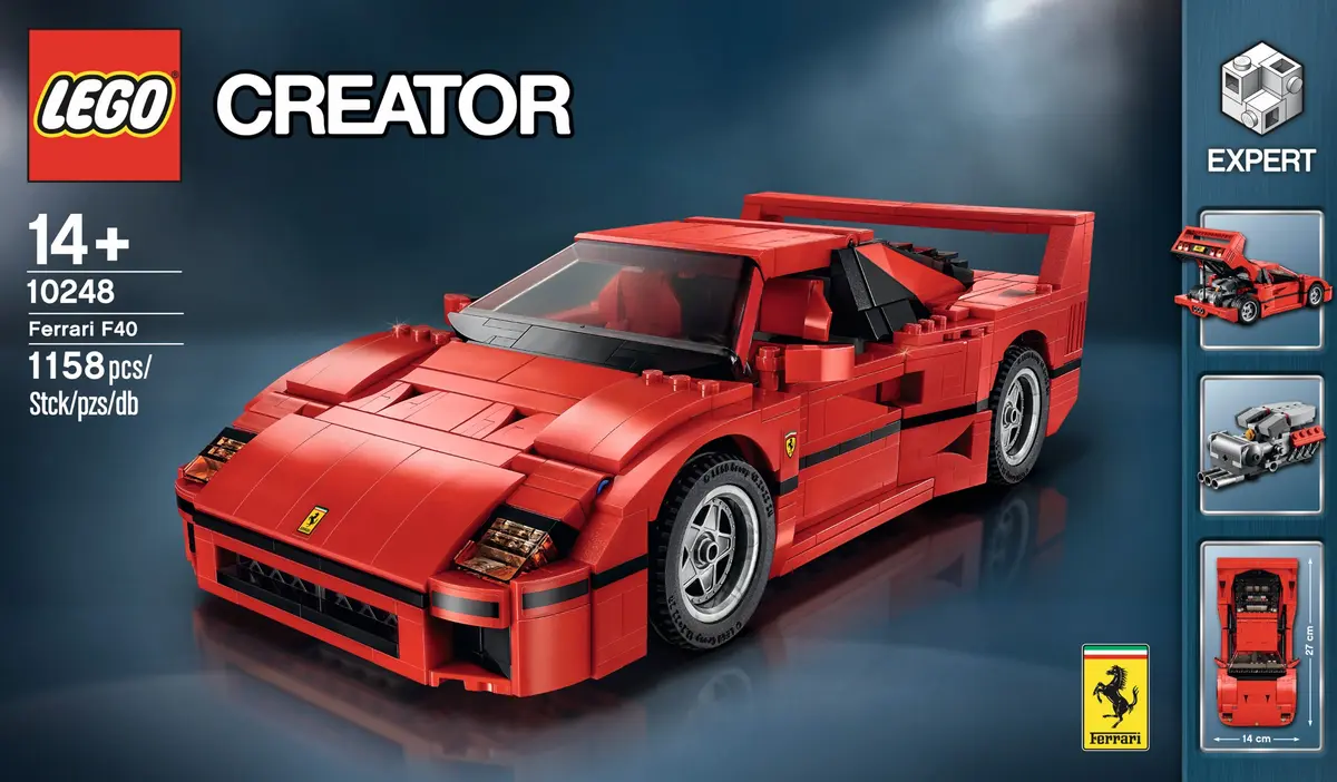 LEGO Creator Expert 10248 Ferrari F40 set, image 16