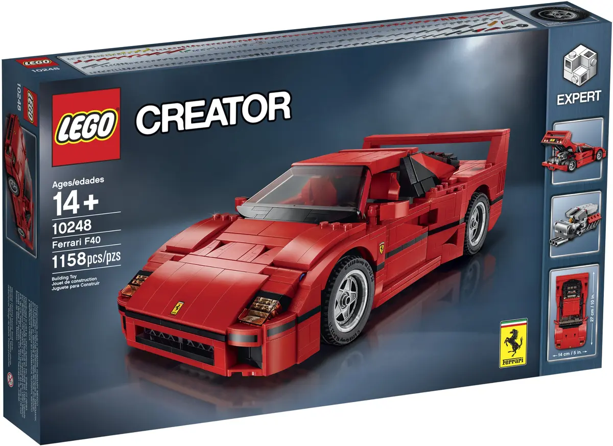 LEGO Creator Expert 10248 Ferrari F40 set, image 15