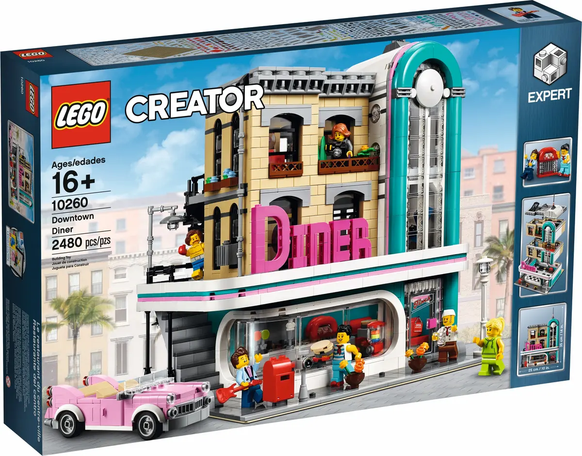 LEGO Creator Expert 10260 Downtown Diner set, image 24