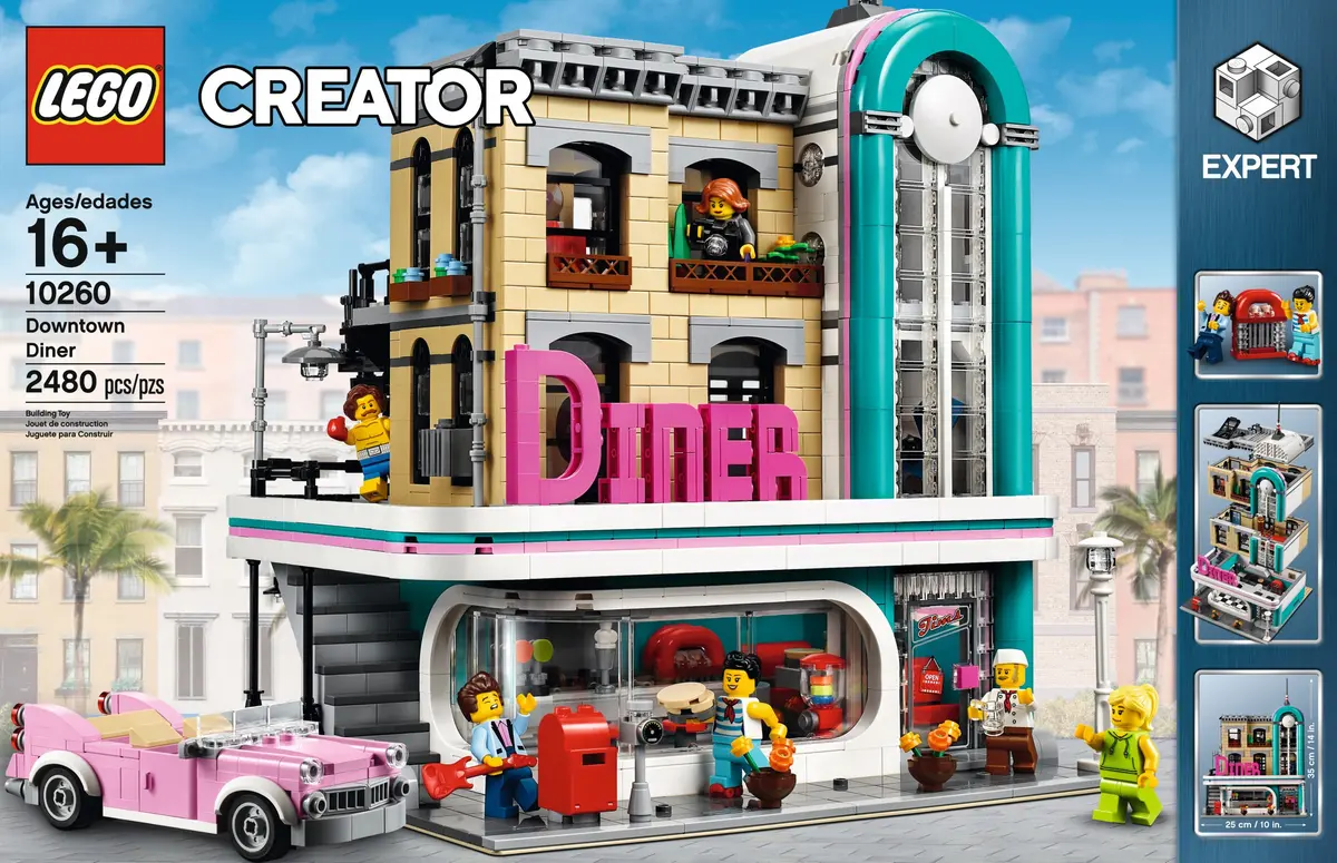 LEGO Creator Expert 10260 Downtown Diner set, image 25