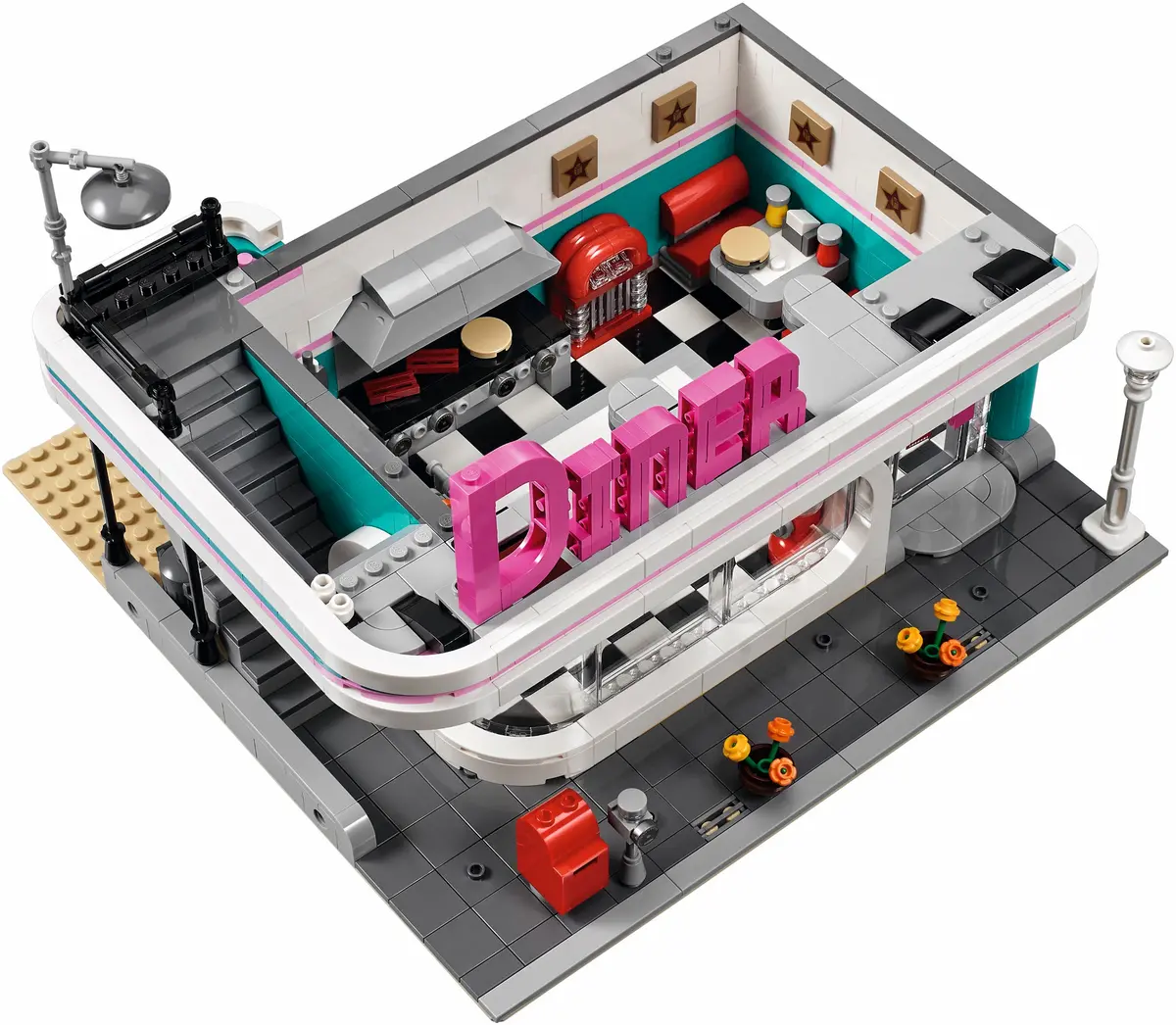 LEGO Creator Expert 10260 Downtown Diner set, image 8