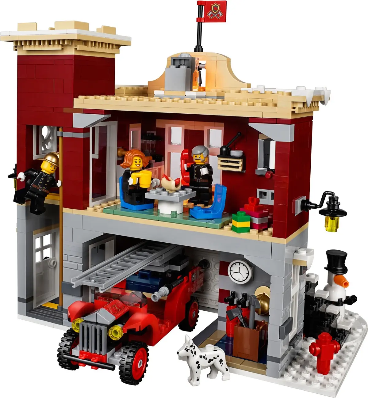 LEGO Creator Expert 10263 Winter Village Fire Station set, image 13