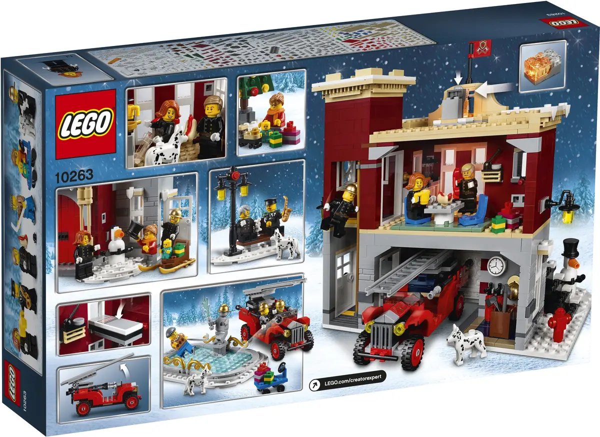 LEGO Creator Expert 10263 Winter Village Fire Station set, image 31