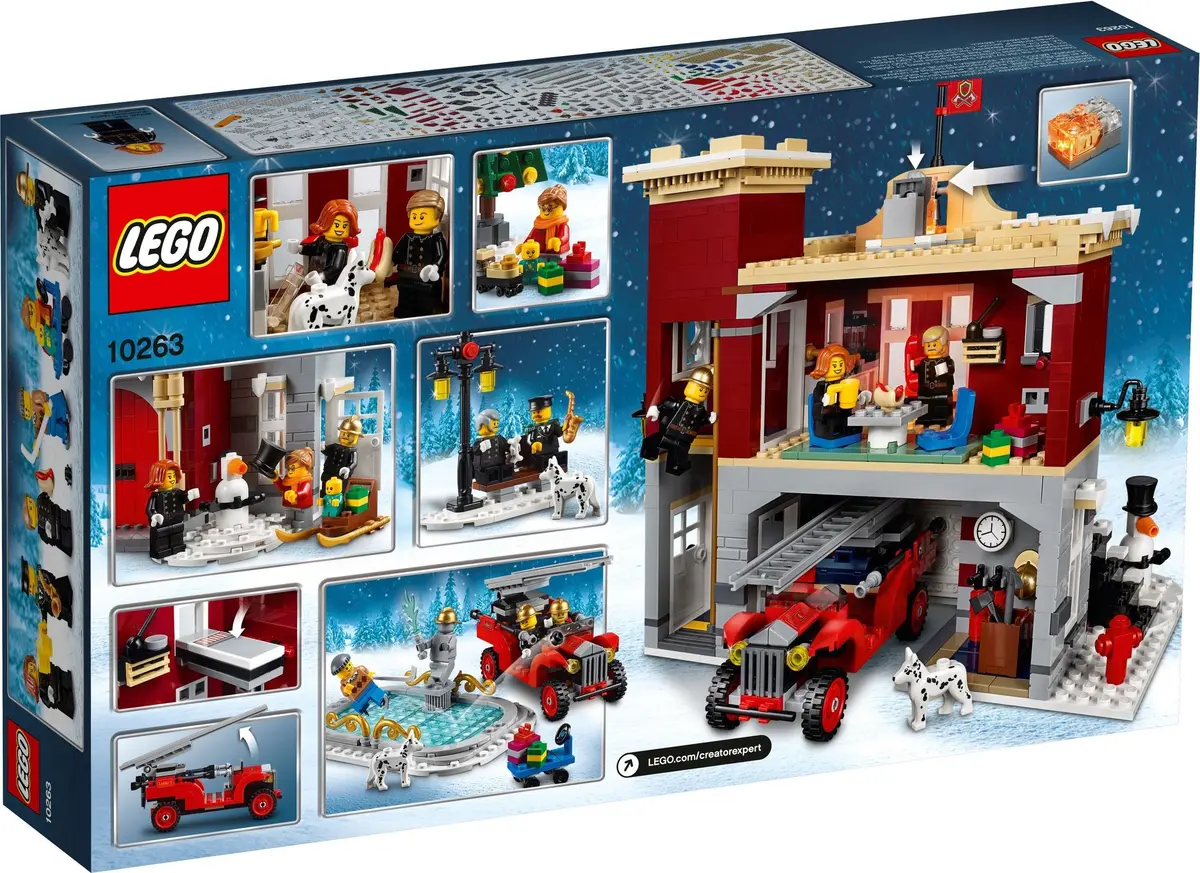 LEGO Creator Expert 10263 Winter Village Fire Station set, image 19