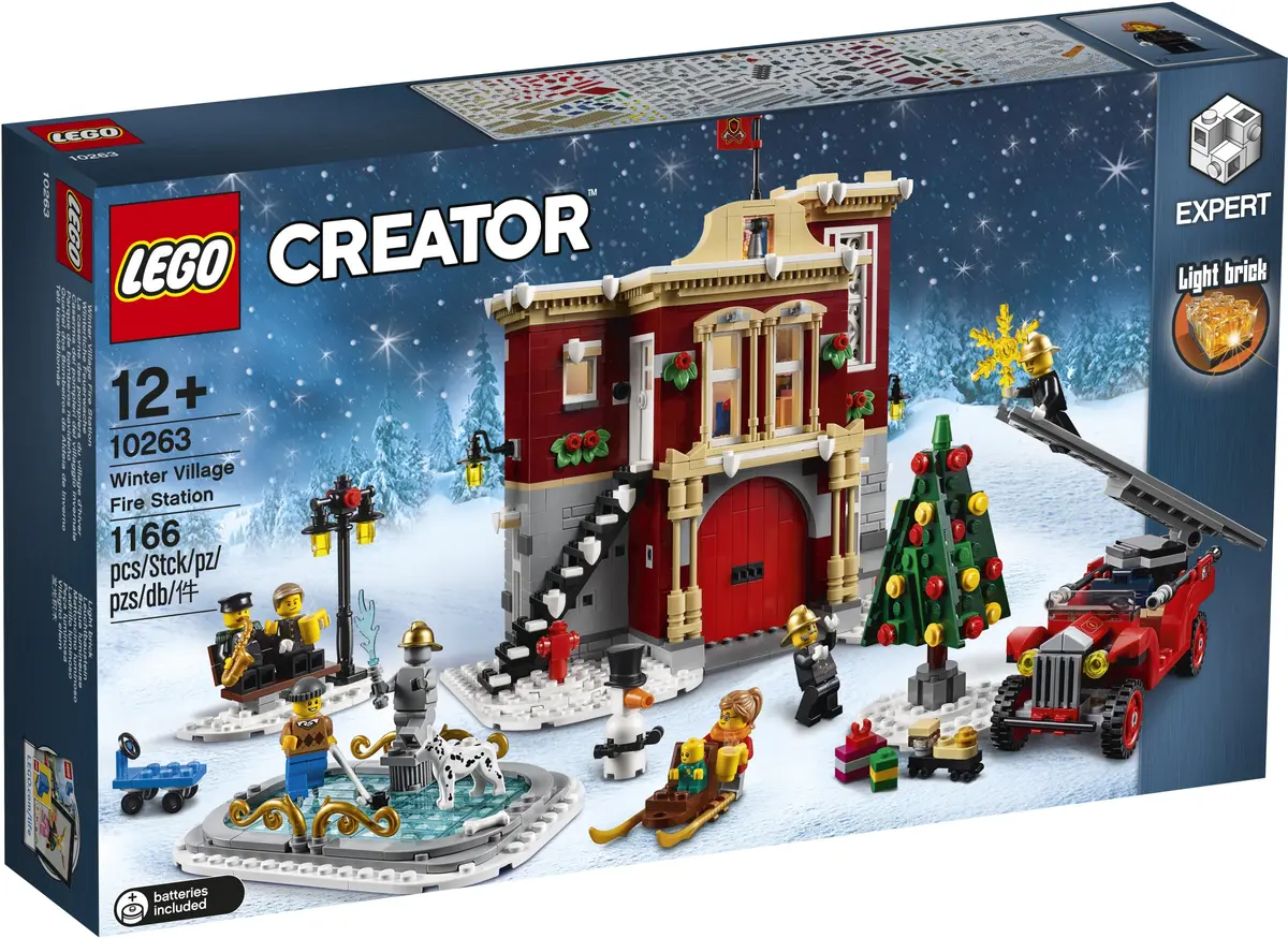 LEGO Creator Expert 10263 Winter Village Fire Station set, image 29