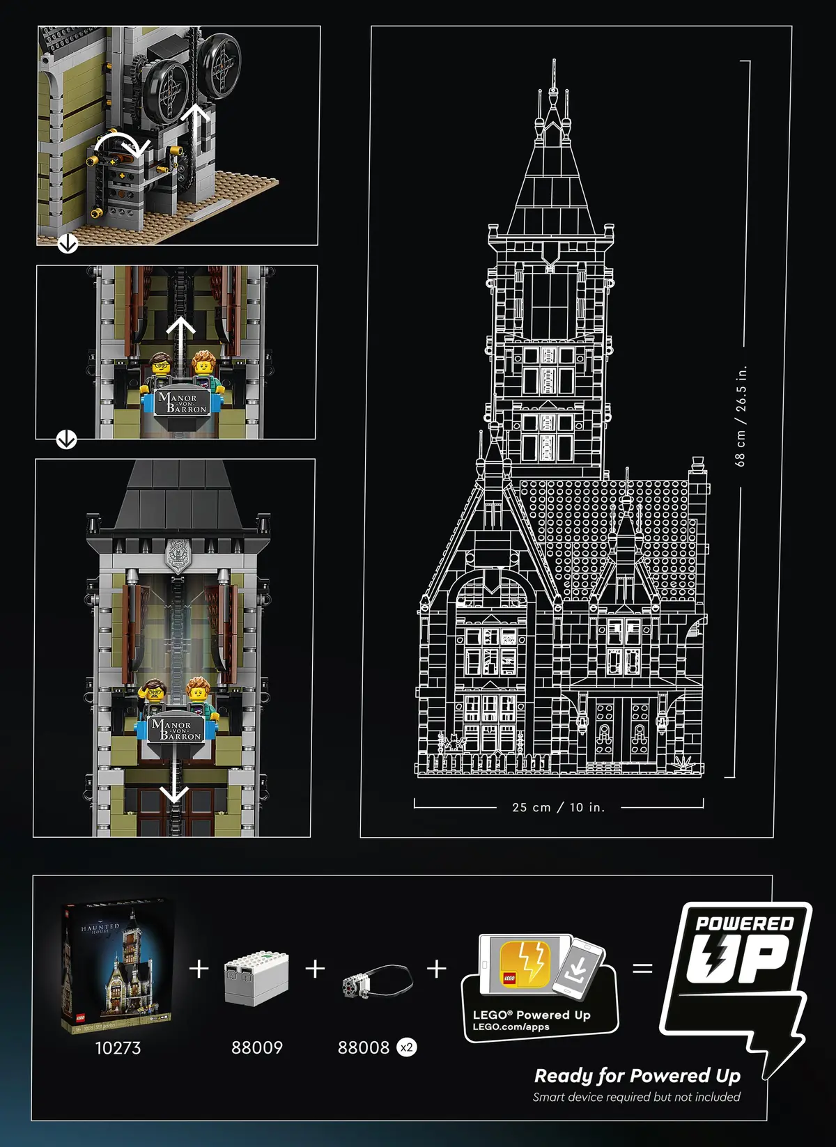LEGO Icons 10273 Haunted House set, image 14