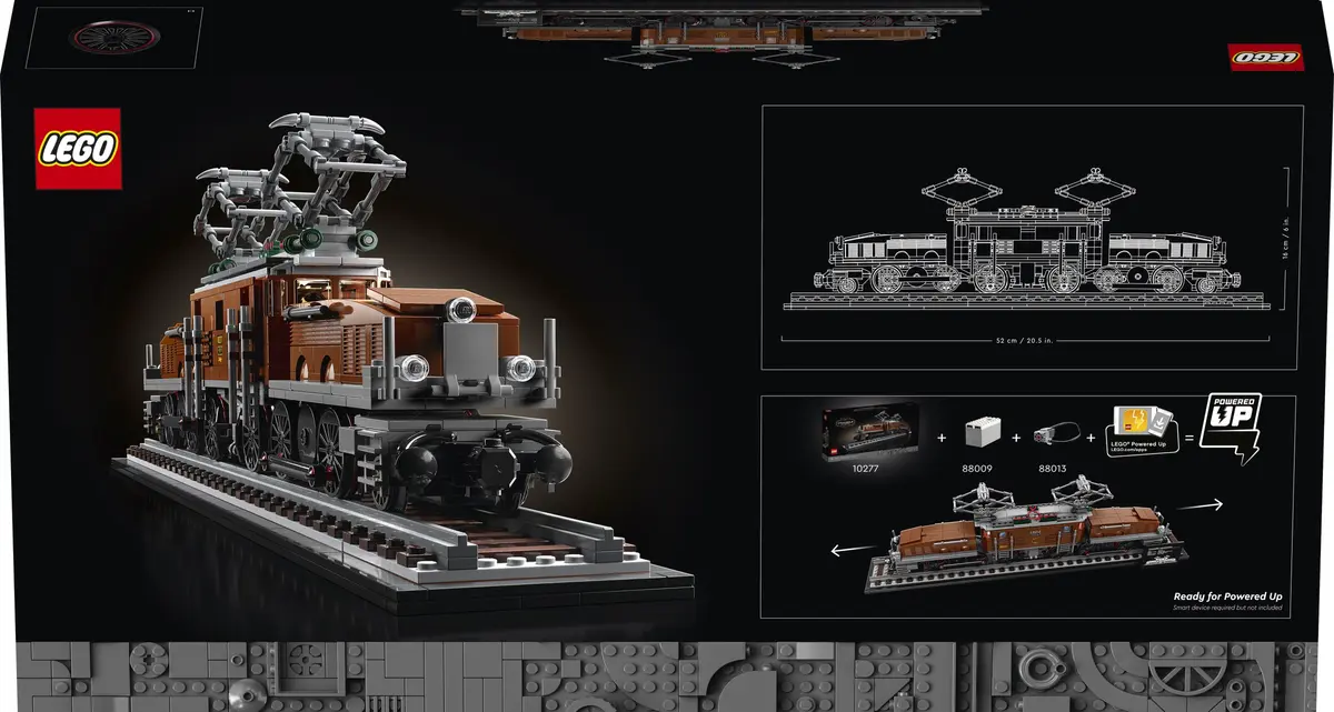 LEGO Icons 10277 Crocodile Locomotive set, image 25