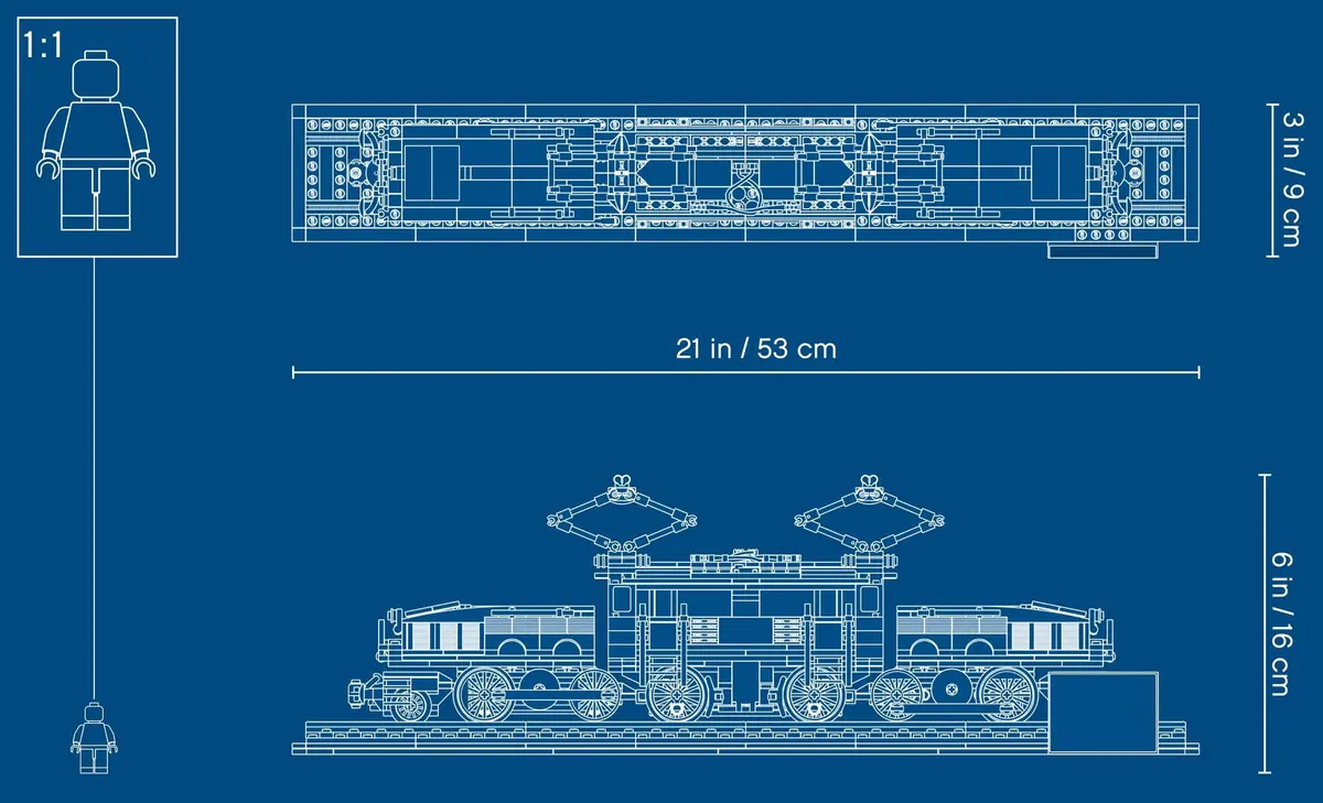 LEGO Icons 10277 Crocodile Locomotive set, image 13
