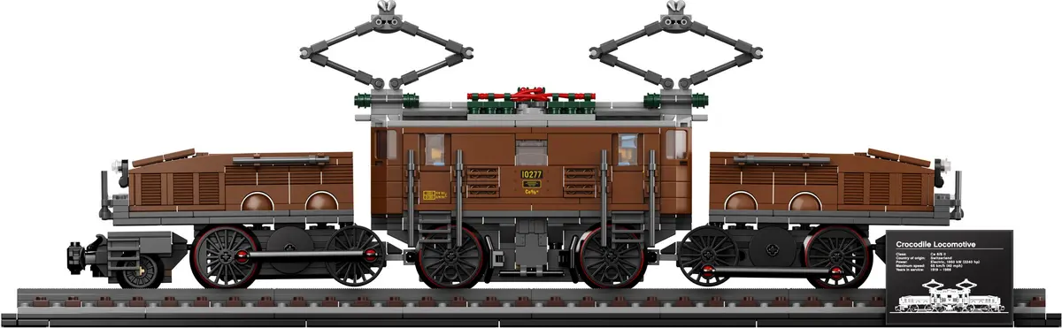 LEGO Icons 10277 Crocodile Locomotive set, image 22