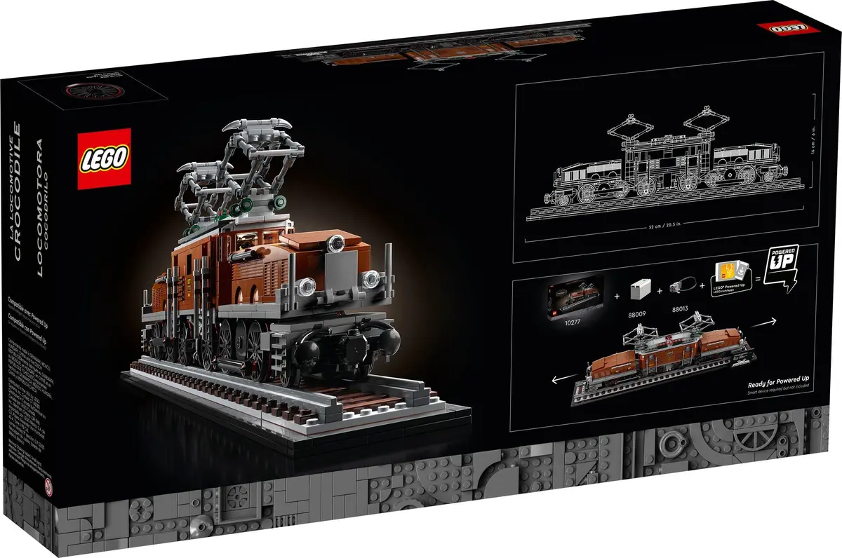 LEGO Icons 10277 Crocodile Locomotive set, image 16