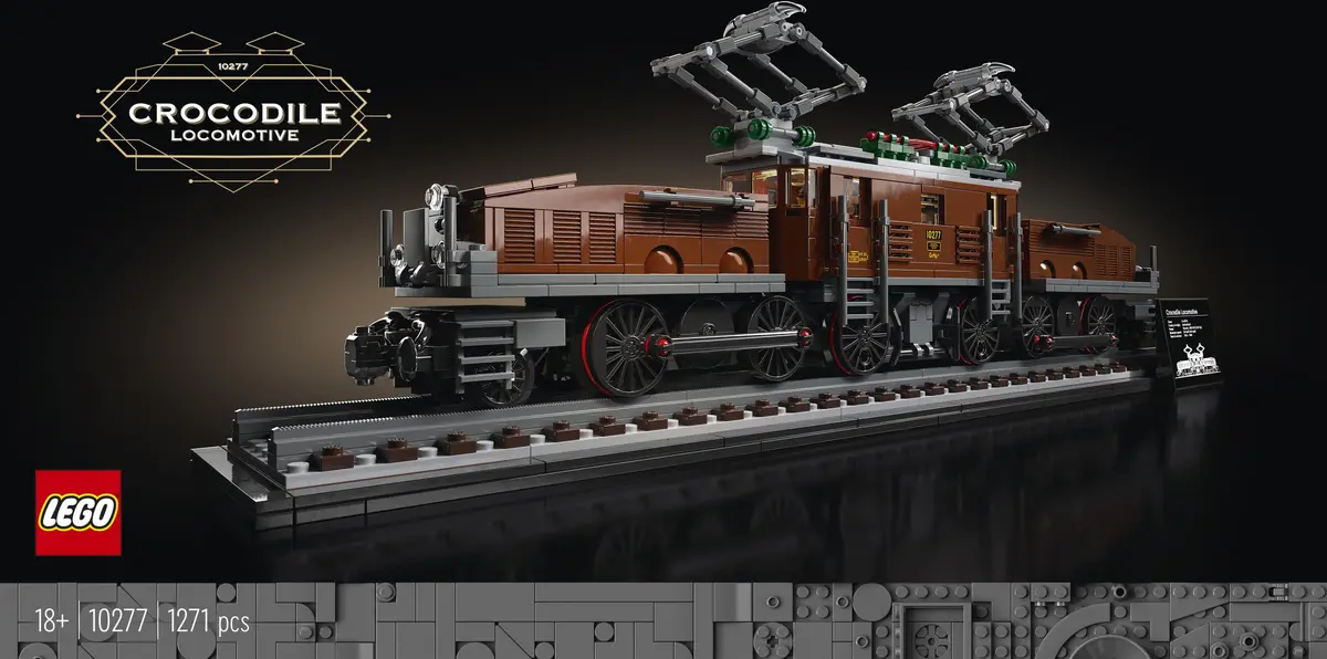 LEGO Icons 10277 Crocodile Locomotive set, image 24