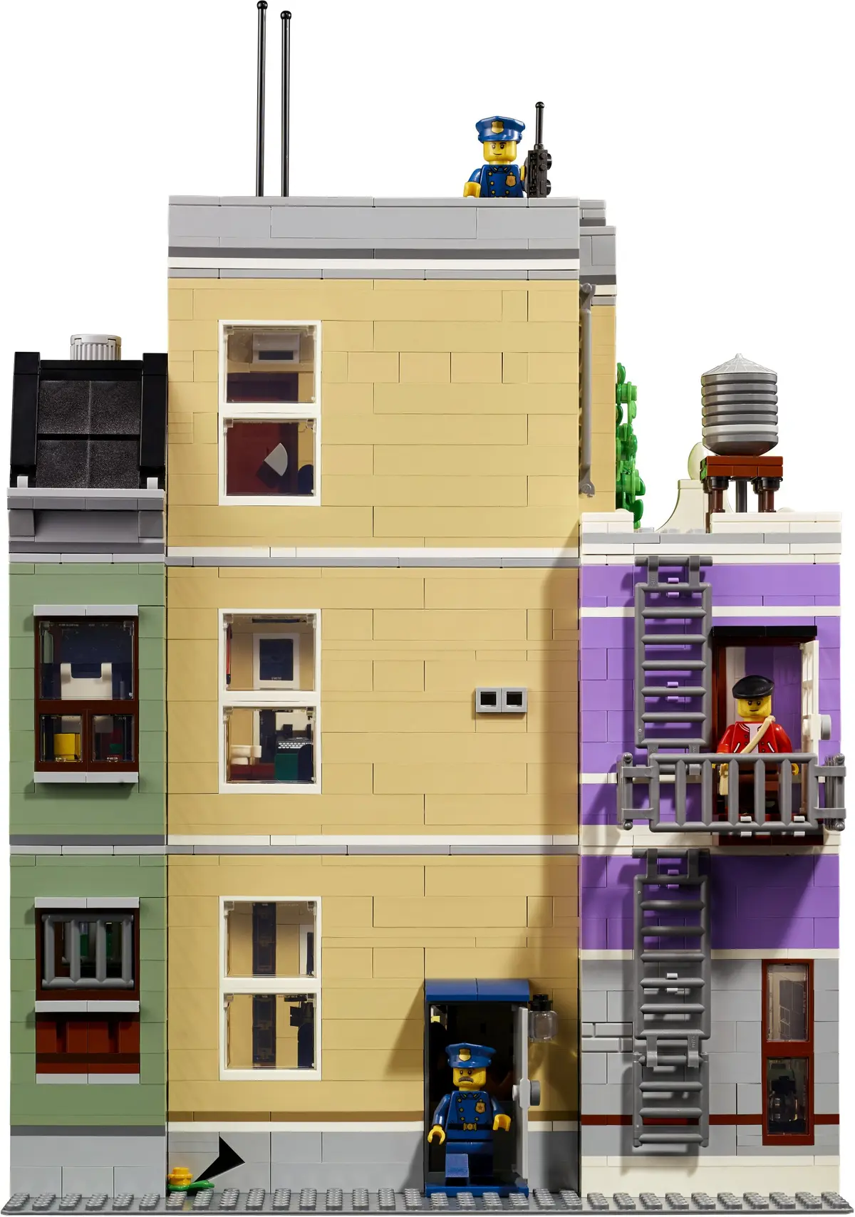 LEGO Icons 10278 Police Station set, image 48