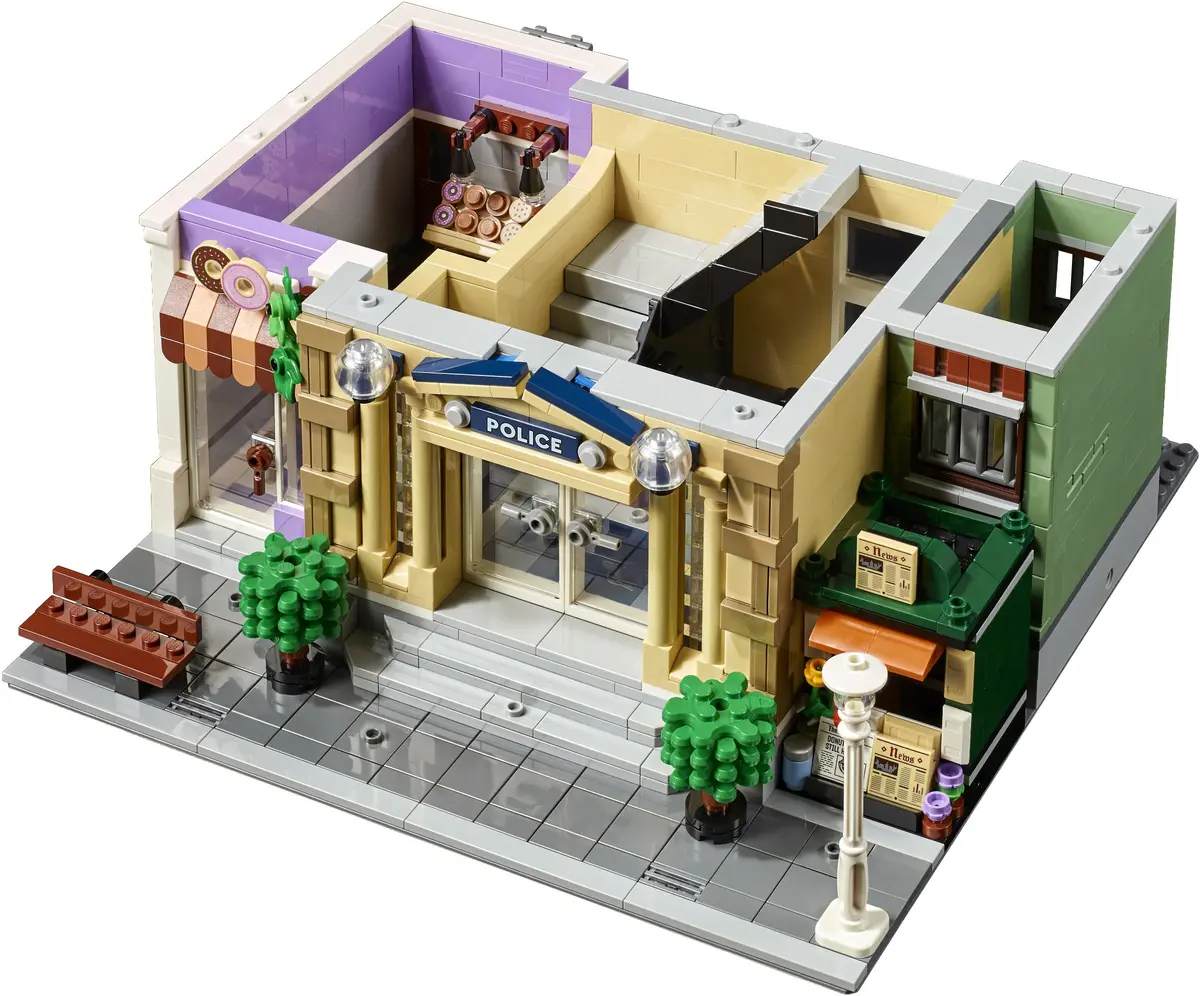 LEGO Icons 10278 Police Station set, image 39