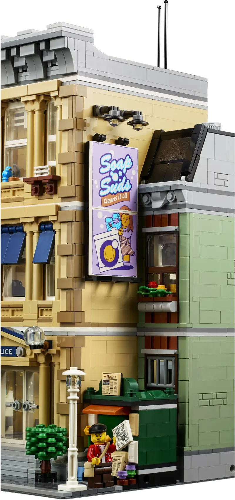 LEGO Icons 10278 Police Station set, image 53