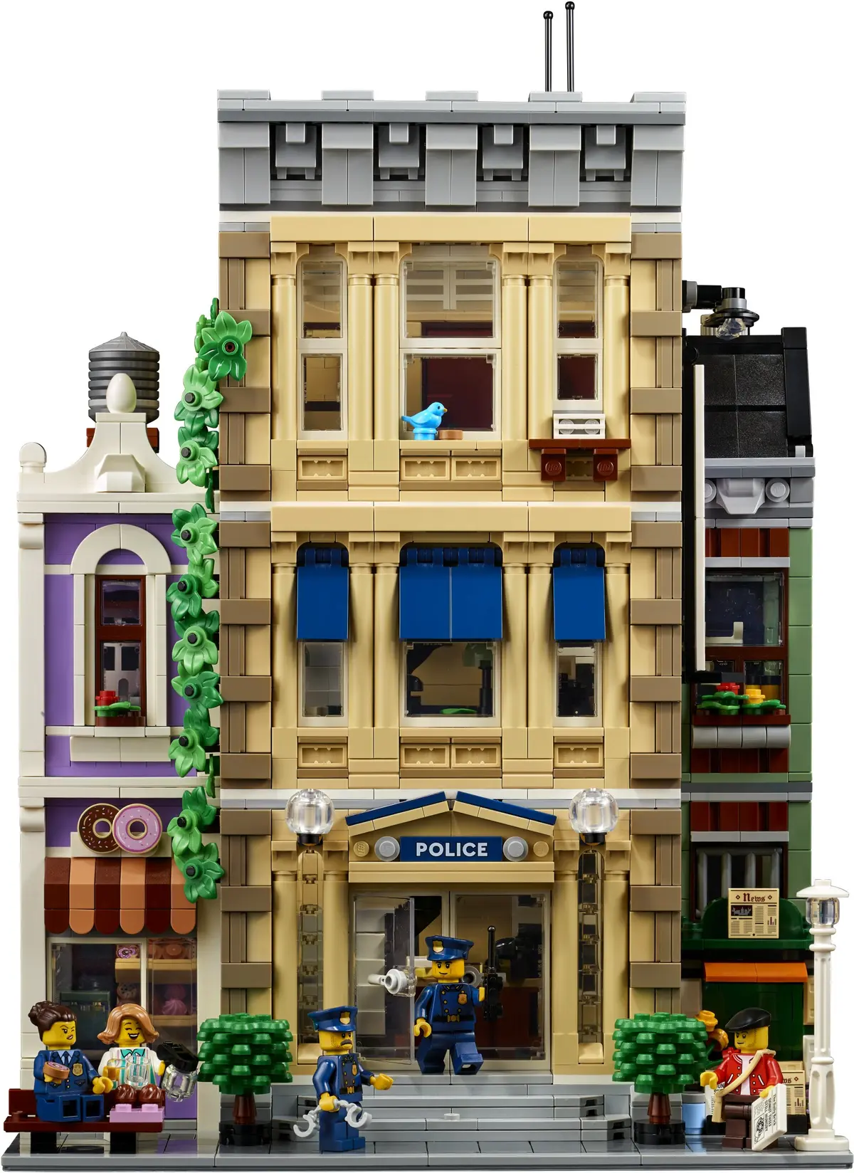 LEGO Icons 10278 Police Station set, image 49