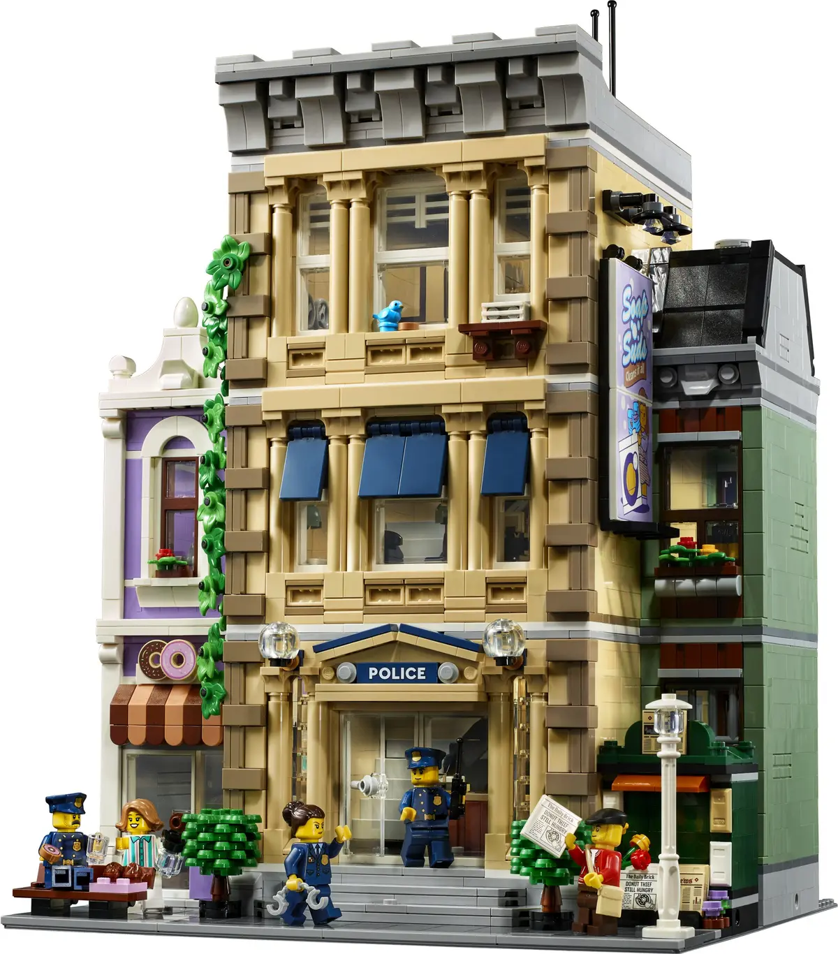 LEGO Icons 10278 Police Station set, image 52