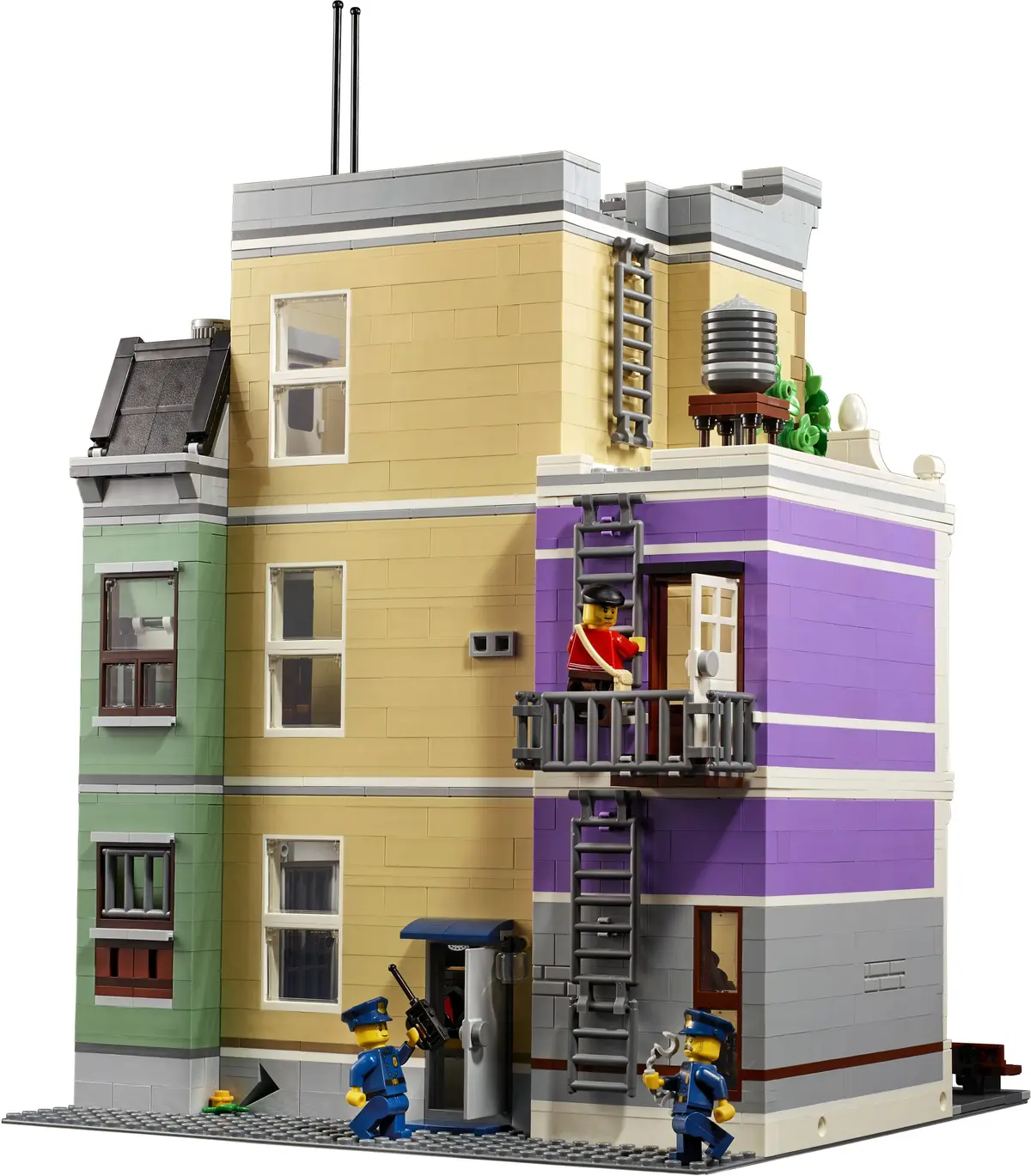 LEGO Icons 10278 Police Station set, image 36