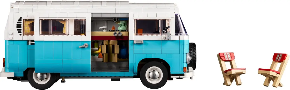 LEGO Icons 10279 Volkswagen T2 Camper Van set, image 4