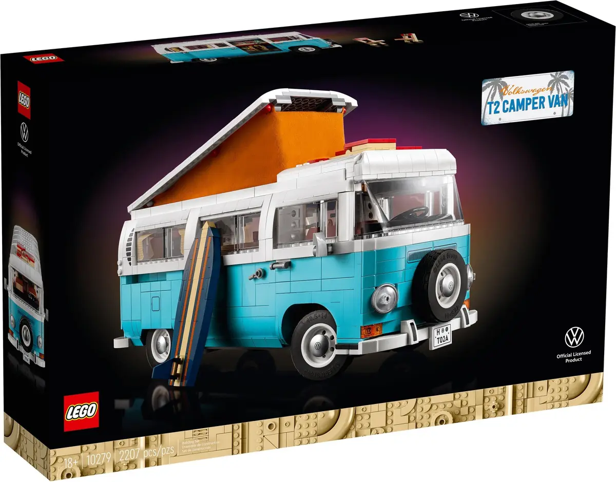 LEGO Icons 10279 Volkswagen T2 Camper Van set, image 2