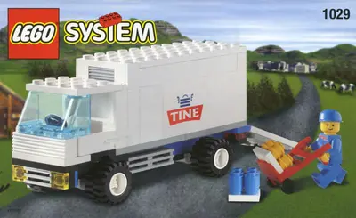 LEGO Town 1029 Milk Delivery Truck set
