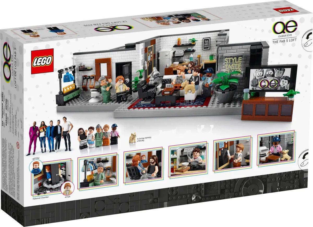 LEGO Icons 10291 Queer Eye – The Fab 5 Loft set, image 26