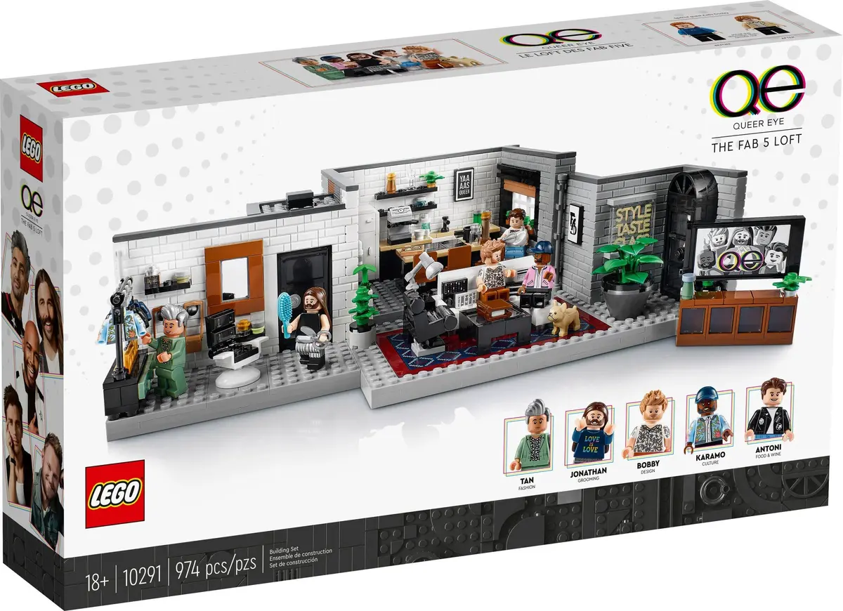 LEGO Icons 10291 Queer Eye – The Fab 5 Loft set, image 2