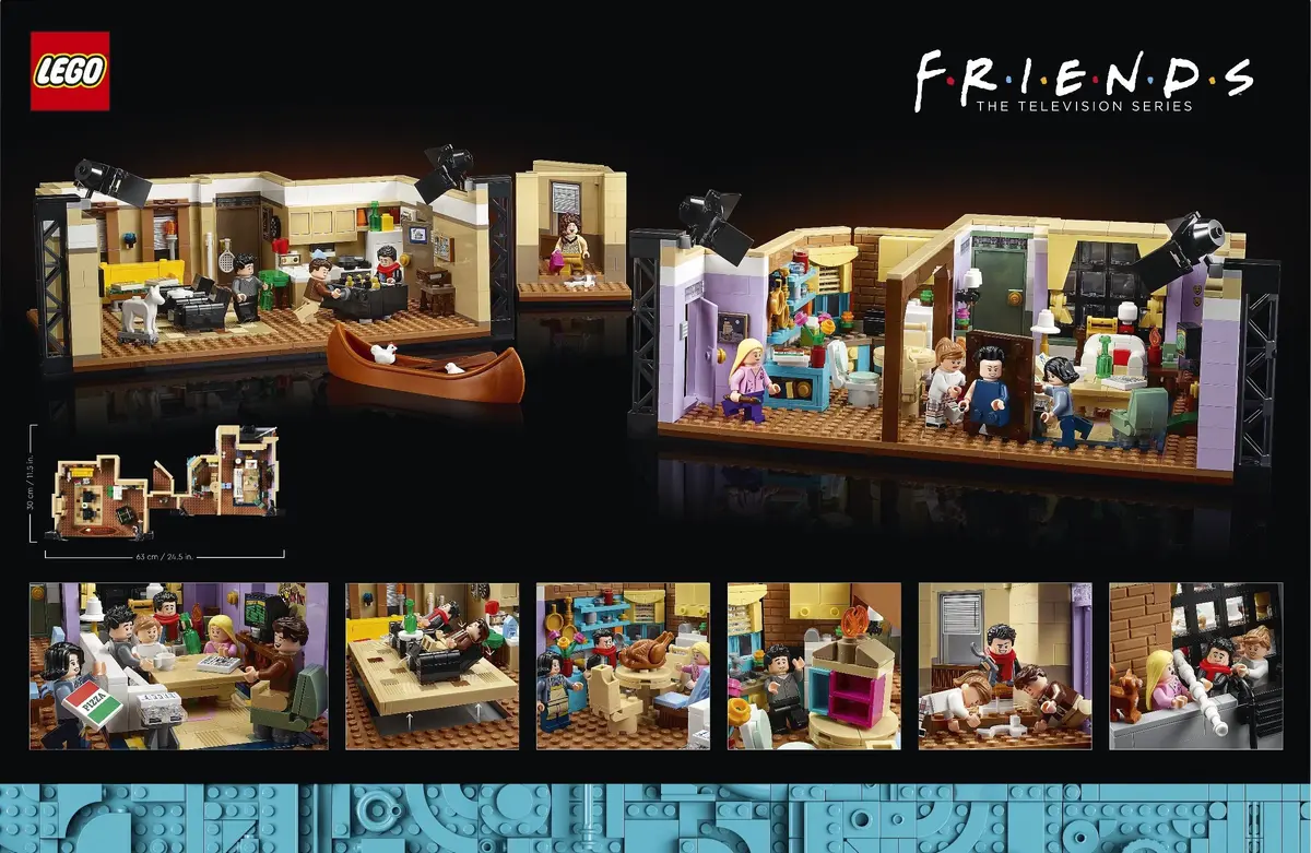 LEGO Icons 10292 The Friends Apartments set, image 20