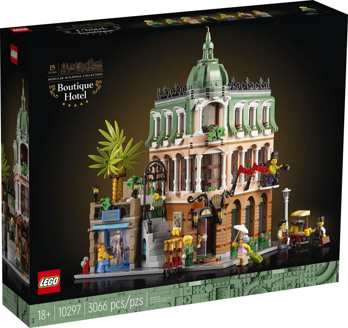 LEGO Icons 10297 Boutique Hotel set, image 3