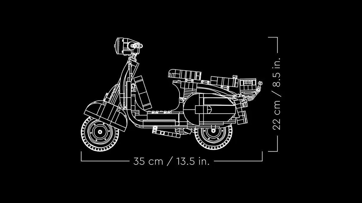 LEGO Icons 10298 Vespa 125 set, image 4