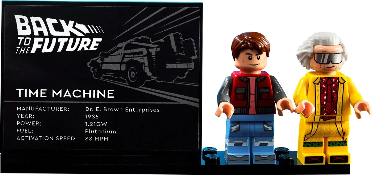 LEGO Icons 10300 Back to the Future Time Machine set, image 11
