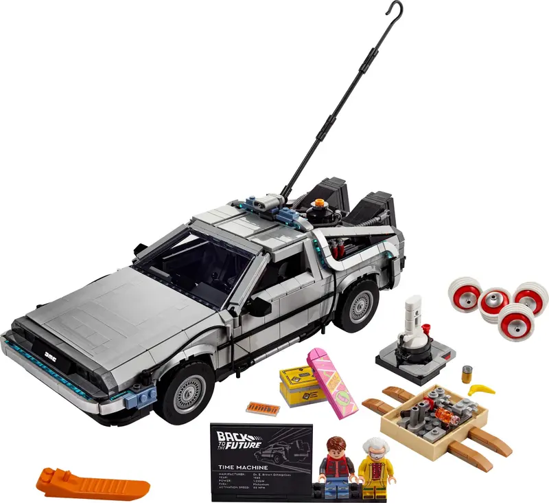 LEGO Icons 10300 Back to the Future Time Machine set