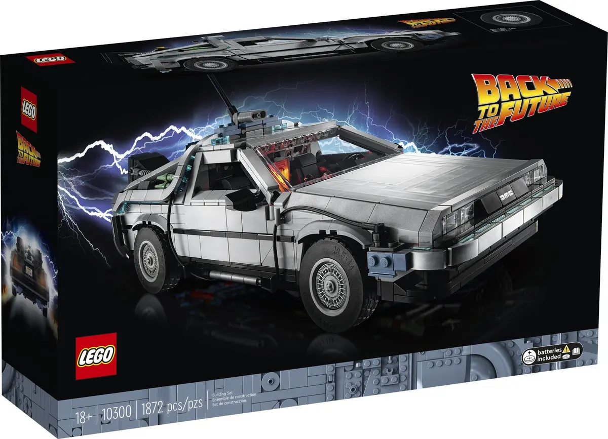 LEGO Icons 10300 Back to the Future Time Machine set, image 2