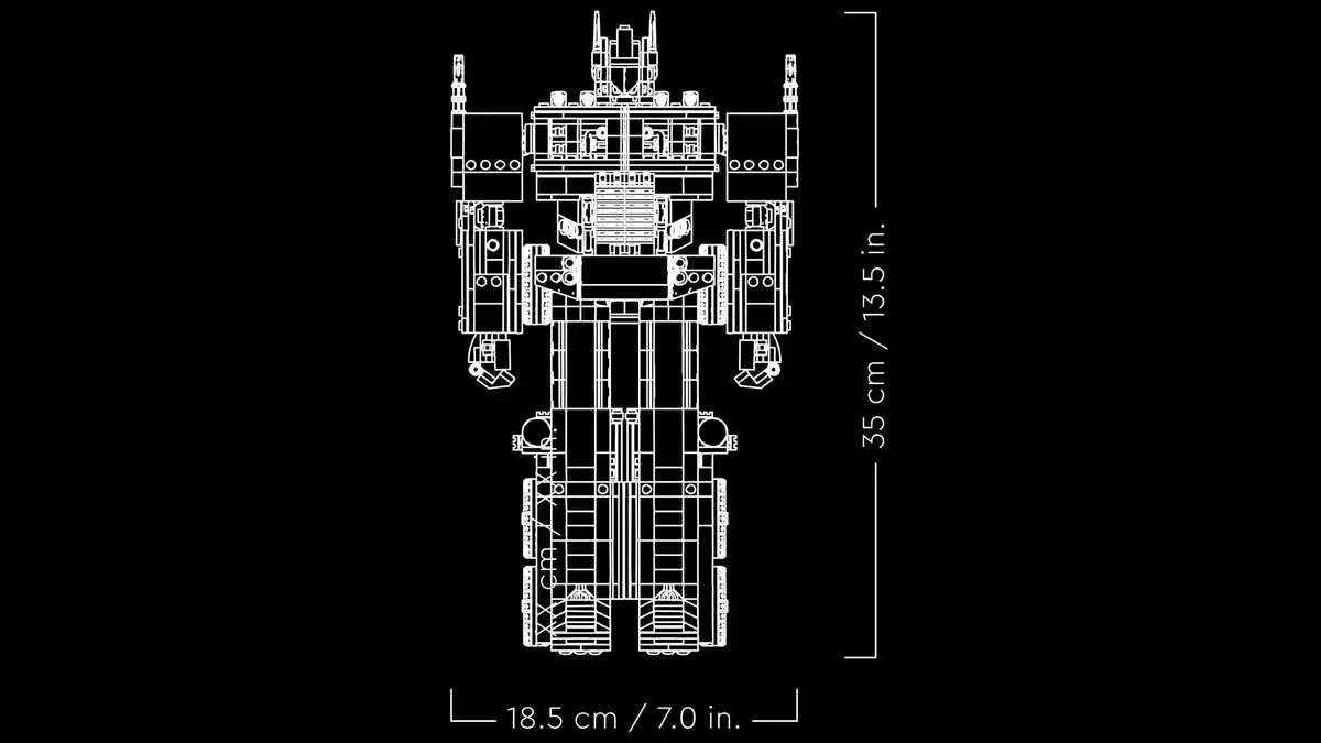 LEGO Icons 10302 Optimus Prime set, image 11