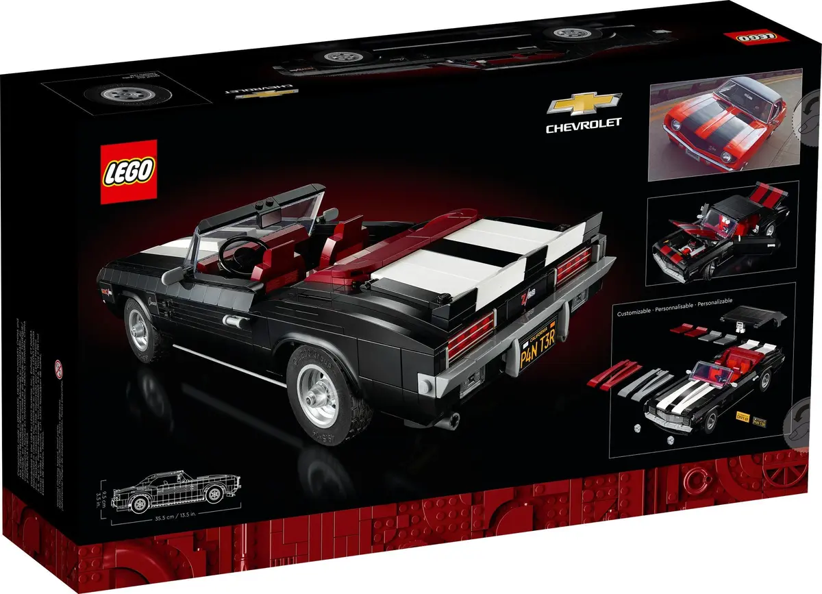 LEGO Icons 10304 Chevrolet Camaro Z/28 1969 set, image 14