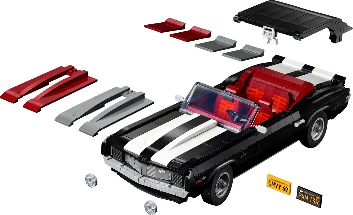 LEGO Icons 10304 Chevrolet Camaro Z/28 1969 set, image 7