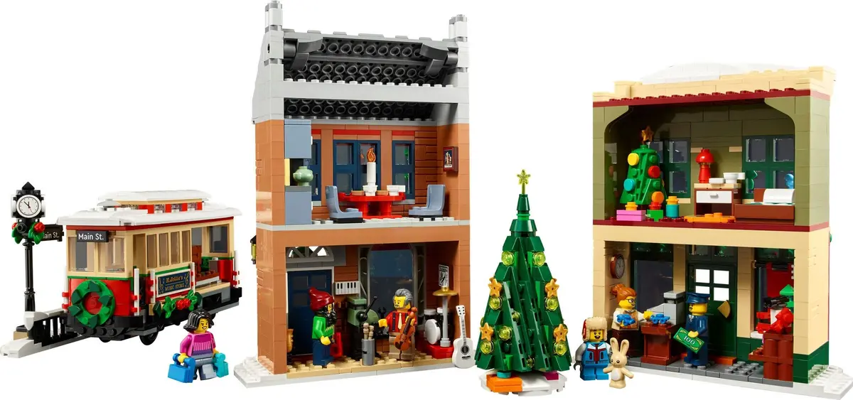 LEGO Icons 10308 Holiday Main Street set, image 6