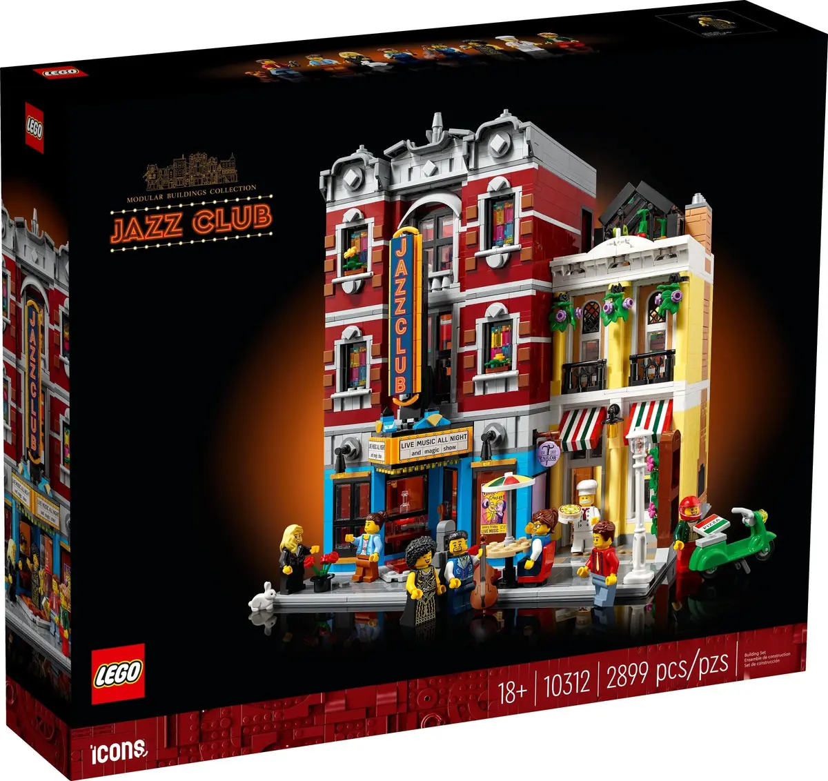 LEGO Icons 10312 Jazz Club set, image 2