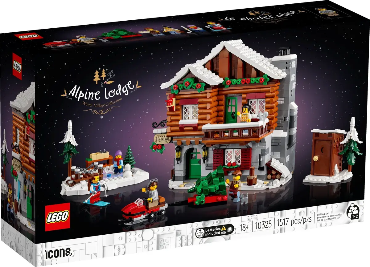 LEGO Icons 10325 Alpine Lodge set, image 2