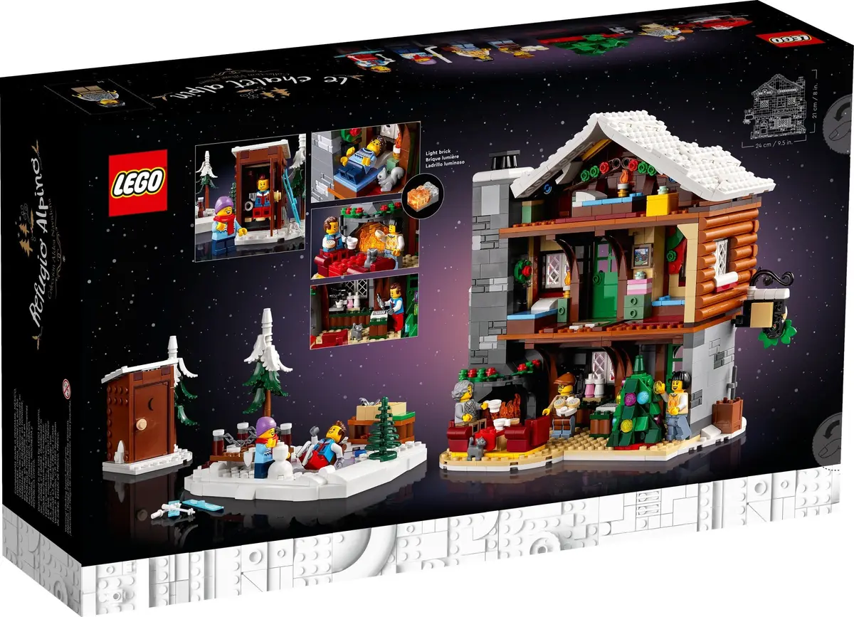 LEGO Icons 10325 Alpine Lodge set, image 4