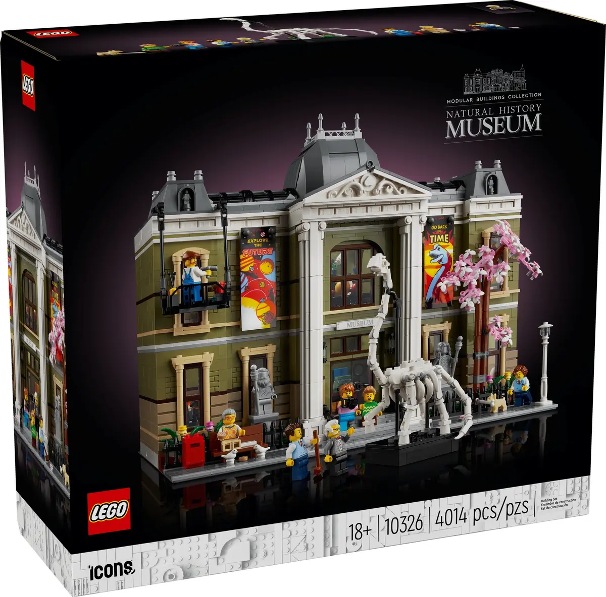 LEGO Icons 10326 Natural History Museum set, image 2