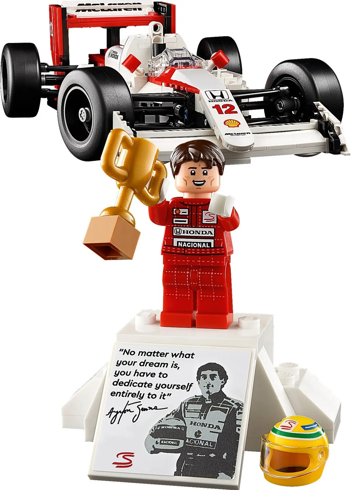 LEGO Icons 10330 McLaren MP4/4 & Ayrton Senna set, image 2