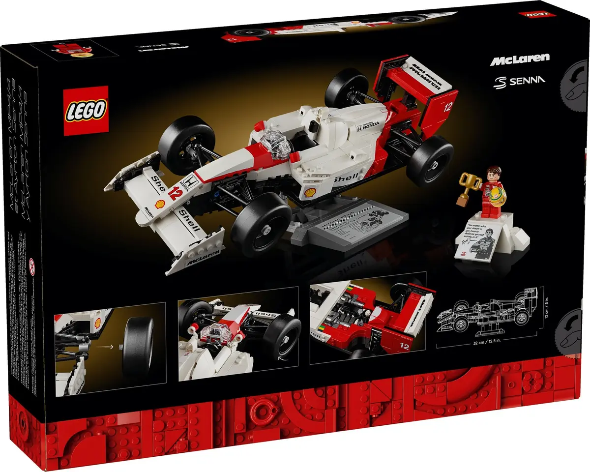 LEGO Icons 10330 McLaren MP4/4 & Ayrton Senna set, image 7